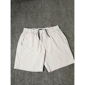 Rhoback Shorts Mens 2XL Gray 8.5 Inseam Athletic Golf Drawstring Pockets Gym